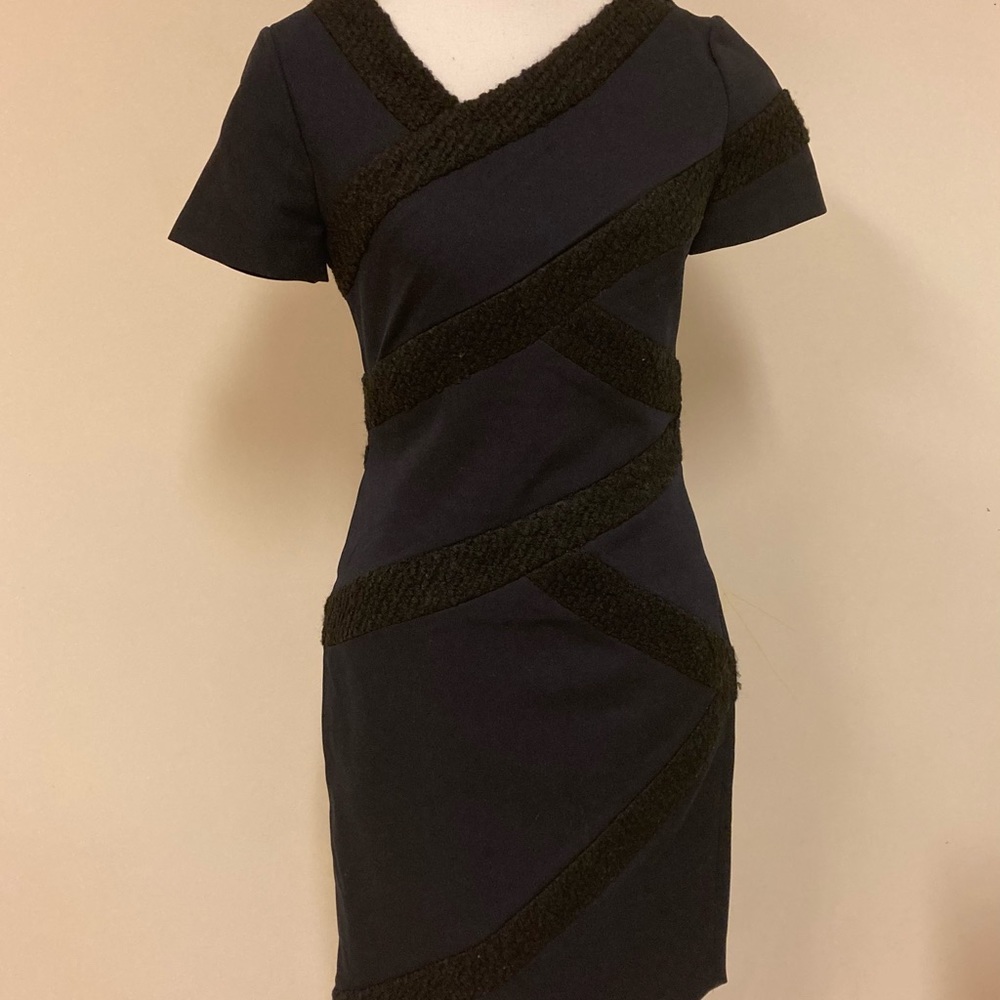 Raoul Black and Navy Dress